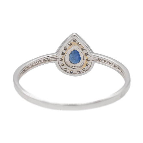 Bague 54 Bague Or blanc Saphir 58 Facettes 2687238CN