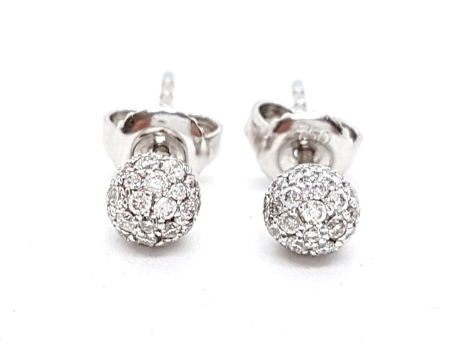 Boucles d'oreilles Boucles d'oreilles Or blanc Diamant 58 Facettes 578647RV