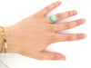 Ring 49 ring TIFFANY & CO sugar stacks paloma picasso 49 amazonite in silver 58 Facettes 253576