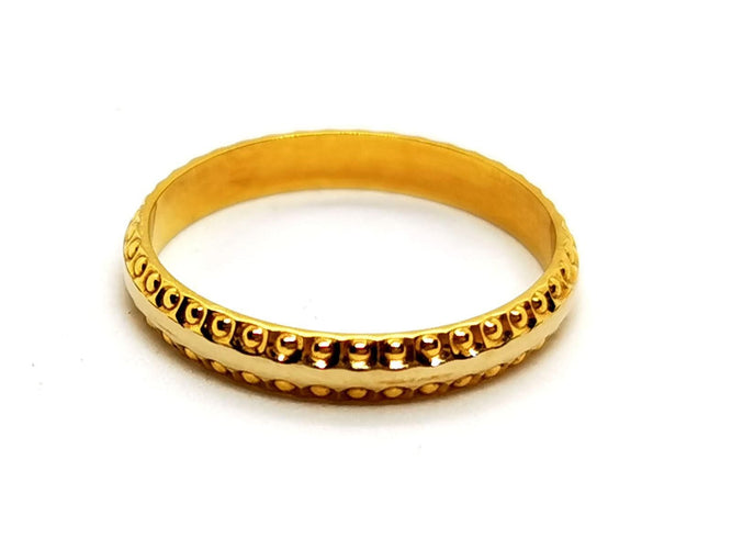 Bague 54 Bague Alliance Or jaune 58 Facettes 1168932CD