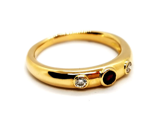 Bague 56 Bague Or jaune Rubis 58 Facettes 1089900CD