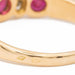 Ring 63 Ruby yellow gold ring 58 Facettes 2296958CN
