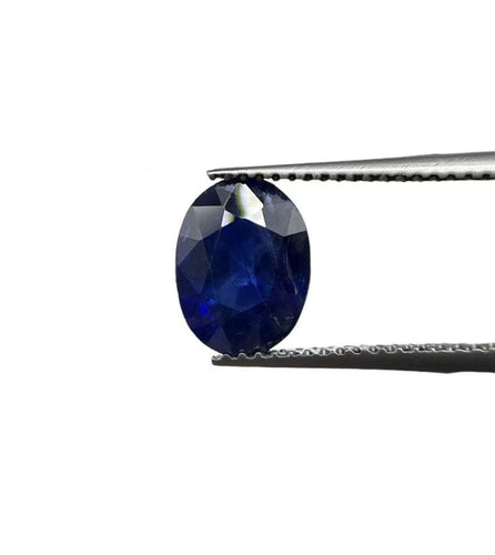 Gemstone Saphir bleu non chauffé 2.04cts 58 Facettes 207