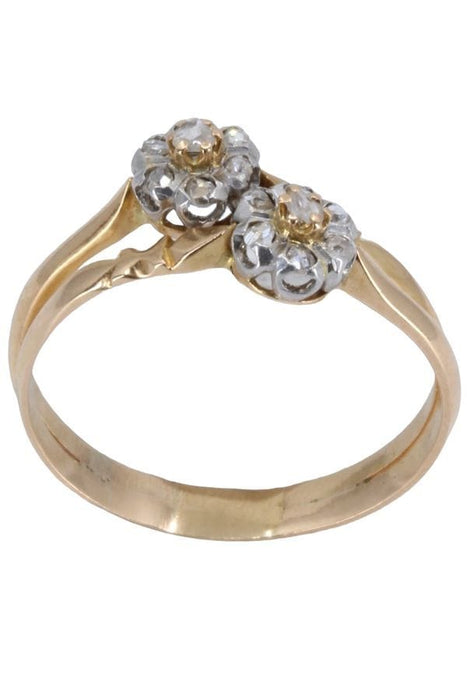 Bague 56 BAGUE DIAMANTS NAPOLÉON III 58 Facettes 061381