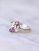 Vintage Gold, Ruby, and Diamond Engagement Ring 58 Facettes