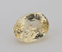 Gemstone Saphir jaune non chauffé non traité 1.04cts 58 Facettes 155