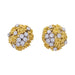 Boucles d'oreilles Boucles d'oreilles vintage Boucheron, or jaune, platine et diamants. 58 Facettes 32907