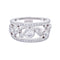 Bague 56 Bague or blanc et diamants. 58 Facettes 32223