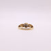 Ring Yellow gold ring paved with diamonds 58 Facettes