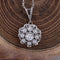 Pendentif Pendentif et sa chaine en or blanc et diamants 58 Facettes 22-528