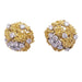 Earrings Vintage Boucheron earrings, yellow gold, platinum and diamonds. 58 Facettes 32907