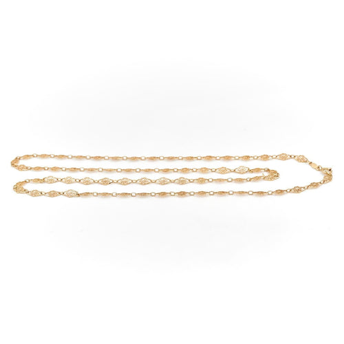 Collier Collier Maille filigrane Or jaune 58 Facettes 1696342CN