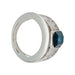 Bague 53 Bague saphir en or blanc, diamants. 58 Facettes 31189