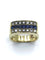 Bague Bague carrée Saphirs Diamants 58 Facettes