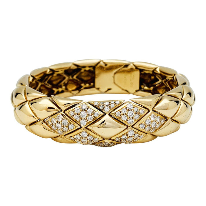 Bracelet Bracelet Chaumet "Les Belles Cordelières" en or jaune et diamants. 58 Facettes 30689