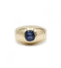 Ring 51 / Yellow / 750‰ Gold Sapphire Ring 58 Facettes 220077R
