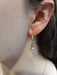 Boucles d'oreilles Dormeuses perles Art Deco 58 Facettes 080101