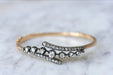 Bracelet Diamond bangle bracelet in pink gold and silver 58 Facettes