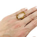 Ring 52 Lalaounis ring in yellow gold, rock crystal. 58 Facettes 30961