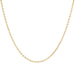 Collier Chaine or jaune maille ovale 58 Facettes 19-211