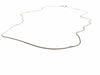 Necklace Curb chain necklace White gold 58 Facettes 1152875CD