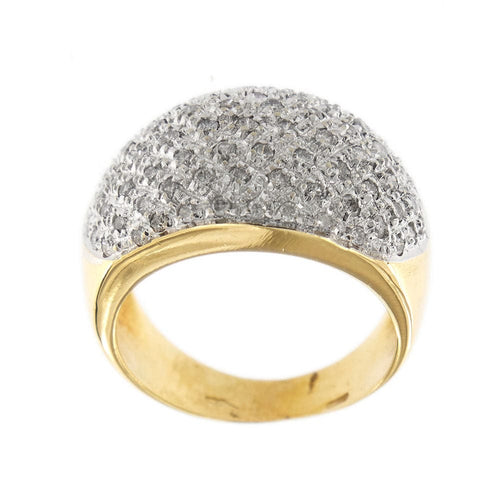 Bague 57 Bague bandeau diamants 58 Facettes 18828