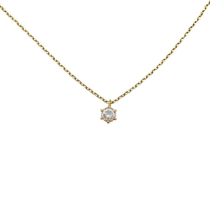 Collier Collier diamant 0,97 ct en or jaune. 58 Facettes 30947