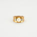 Ring 49 Yellow Gold Ring Pearl Diamonds 58 Facettes