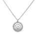 Chopard “Happy Spirit” chain and pendant in white gold, diamonds 58 Facettes 30904