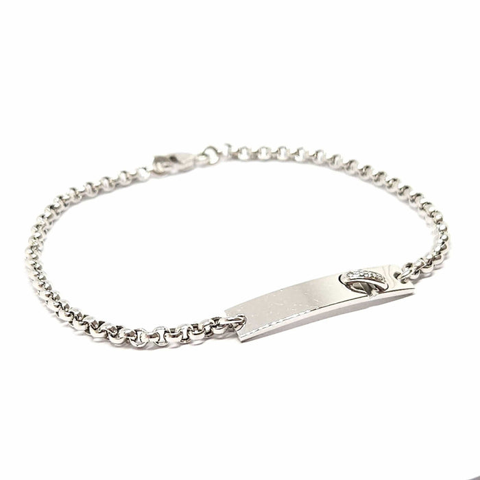 Bracelet Bracelet Lien Chaumet, Or blanc & diamants 58 Facettes