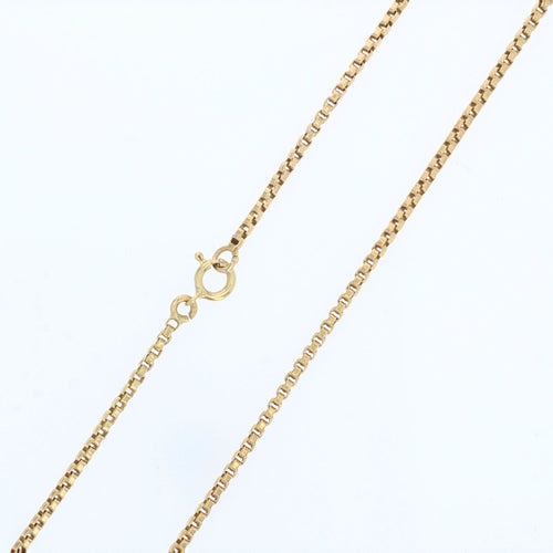 Collier Chaine maille cube or jaune 58 Facettes 17-117A