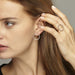 Earrings JOIKKA Amber Earrings in 750/1000 Rose Gold 58 Facettes 60111-55815