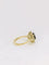 Bague 52 Bague marguerite Or jaune Saphir Diamants 58 Facettes J149