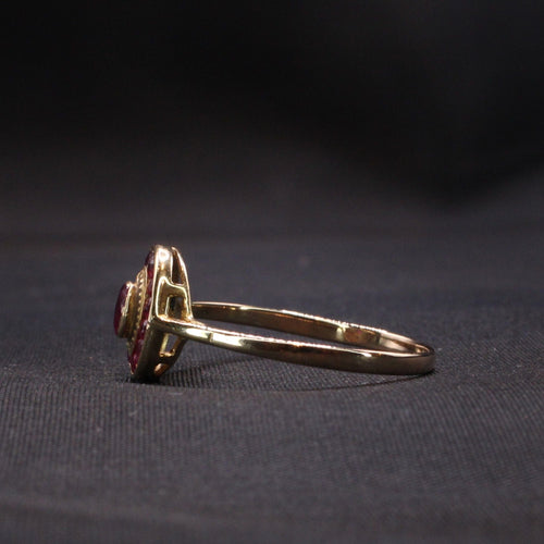 Bague 62 Bague rubis et diamants 58 Facettes