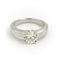 Bague 49 Bague Solitaire Platine Diamant 58 Facettes 1641757CN