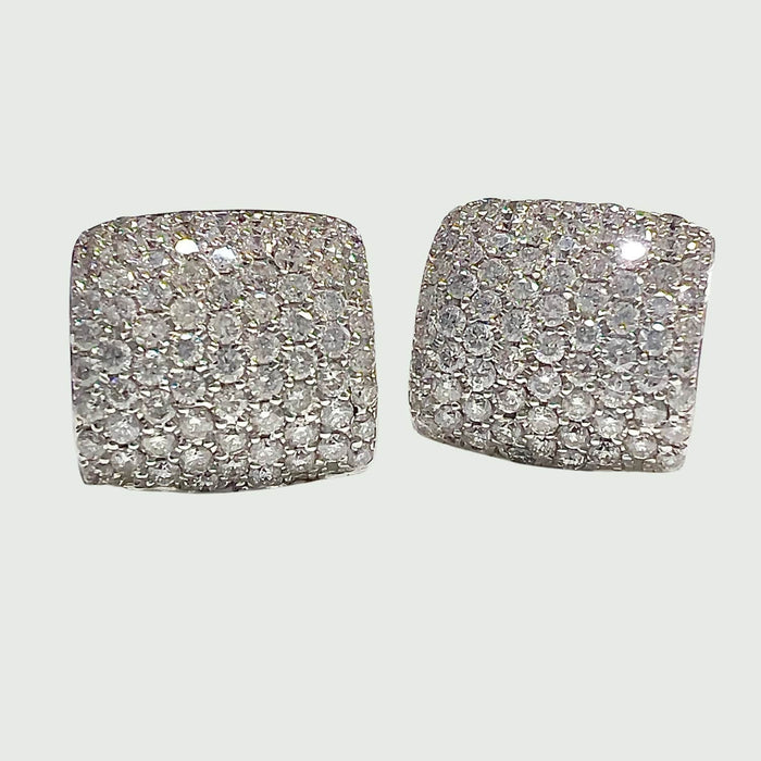 Boucles d'oreilles BOUCLES D'OREILLES EN OR 18 KT DE STYLE CONTEMPORAIN avec DIAMANTS 58 Facettes Q859A(866)