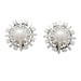 Boucles d'oreilles Boucles d'oreilles vintage or blanc, diamants, perles. 58 Facettes 32120