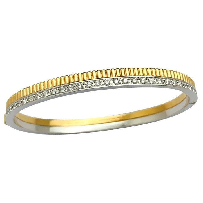 Bracelet Bracelet Boucheron, "Quatre Radiant" , en or jaune, blanc et diamants. 58 Facettes 31906