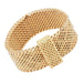 Bracelet Polish mesh gold bracelet 58 Facettes 22-124