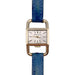 Watch Jaeger Lecoultre & Hermès watch, "Etrier", yellow gold, leather strap. 58 Facettes 32455