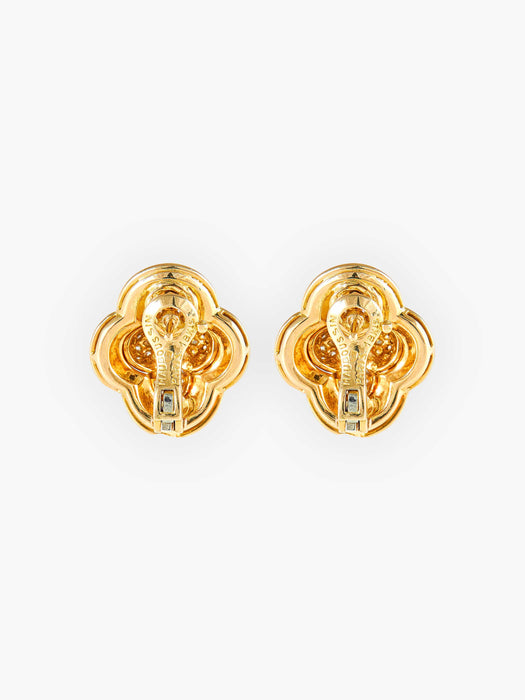 Boucles d'oreilles Boucles d'oreilles Mauboussin Or jaune Diamants 58 Facettes