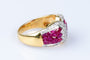 Bague Bague diamant rubis en or massif 18 carats 58 Facettes 41400026-63