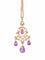 Collier Collier Or Jaune, Pendentif Girandole Améthystes 58 Facettes