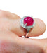 Bague Bague Rubis Cabochon Diamants 58 Facettes 7578 A