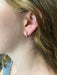 MODERN DIAMOND CREOLE EARRINGS 58 Facettes 048901