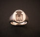 Ring 48 Signet Coat of Arms For Women 58 Facettes 888295