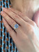 Ring Ceylon Sapphire Ring Diamonds 58 Facettes BSA81