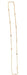 Yellow gold stone long necklace 58 Facettes