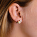 Earrings Sleeper Earrings Pearls Diamonds 58 Facettes EL2-66