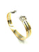 CARTIER bracelet. Double C collection, 3 gold bracelet and diamonds (full set) 58 Facettes